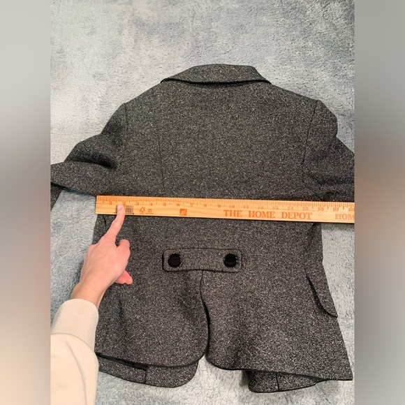 Ann taylor petites gray wool blazer 4P - Picture 12 of 14